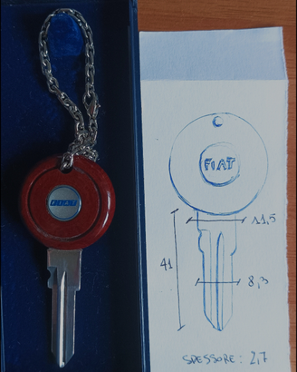 Chiave auto quadro strumenti acciaio legno Sport S