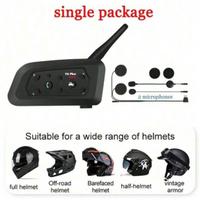 1PZ Interfono Bluetooth per moto V6 Plus