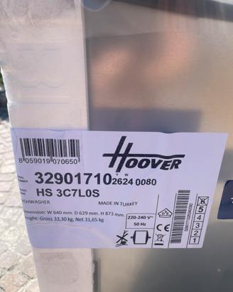 Lavastoviglie hoover da incasso cm 60