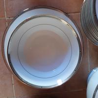 Servizio di piatti da 12 le perle Maison platino