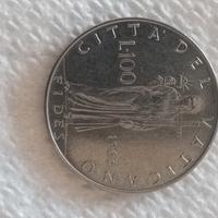 Moneta da 100 lire del 1963 vaticano 