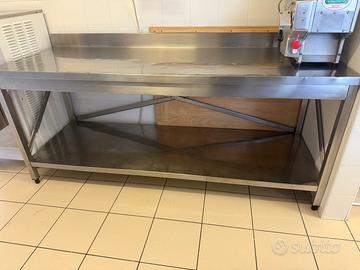 Tavolo acciaio inox
