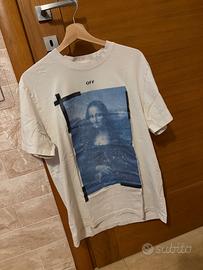 T-shirt maglietta maniche corte Off White MonaLisa