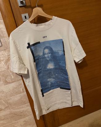 T-shirt maglietta maniche corte Off White MonaLisa