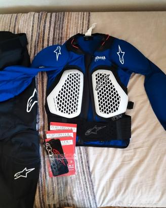 pettorina protezioni bambino yamaha alpinestars 