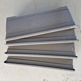 N°4 vasi con sottovasi in plastica euro3plast