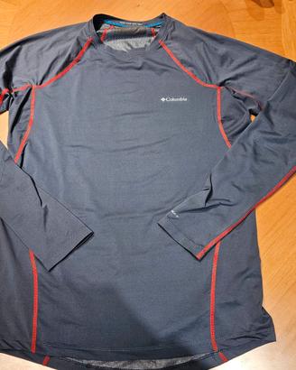 Maglia tecnica Columbia maniche lunghe sport runni