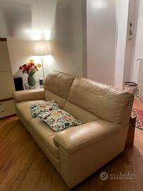 Divano 3 posti in pelle