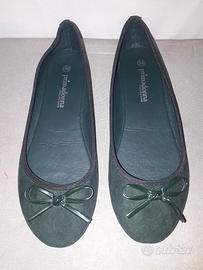 SCARPE BALLERINE "PRIMADONNA" VERDE SCURO N. 38
