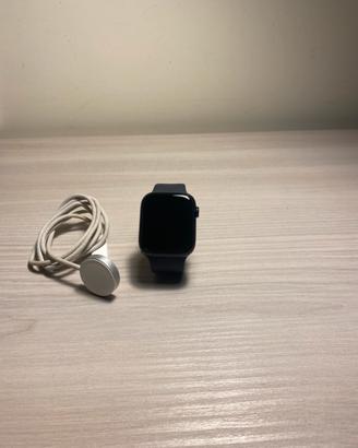 apple watch 9 45 mm blu mezzanotte con caricatore