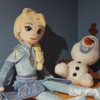 Elsa e Olaf dal film Frozen 