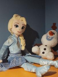 Elsa e Olaf dal film Frozen 