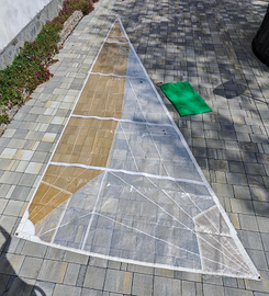 Genoa tattico trasparente leggero - quasi nuovo