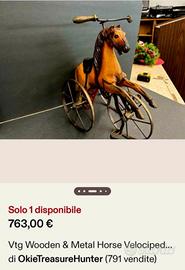 Triciclo epoca vittoriana