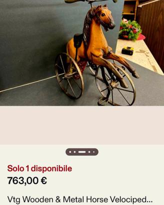 Triciclo epoca vittoriana