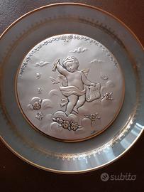 Piatto decorativo argento 925 Acca – Made in Italy