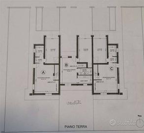 Villetta a schiera di 133 m² con 4 locali e box au
