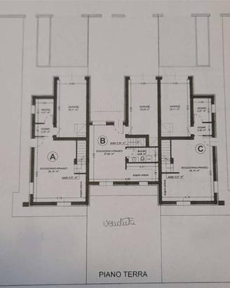 Villetta a schiera di 133 m² con 4 locali e box au