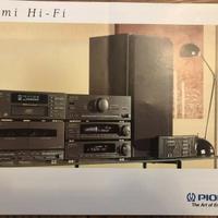 Brochure cartacea Hi fi Pioneer 1991