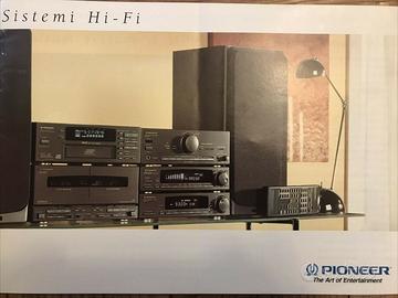 Brochure cartacea Hi fi Pioneer 1991