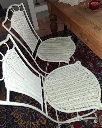 sedie in ferro ripiegabili