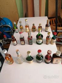 bottigliette liquore mignon da collezione