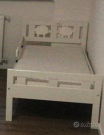 Lettino bambino ikea kritter bianco 70x160