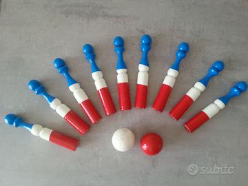 GIOCO VINTAGE LEGNO BIRILLI