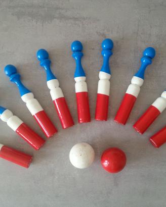 GIOCO VINTAGE LEGNO BIRILLI