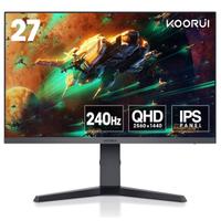 Monitor Koorui gaming 27” pollici nero