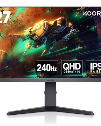 Monitor Koorui gaming 27” pollici nero