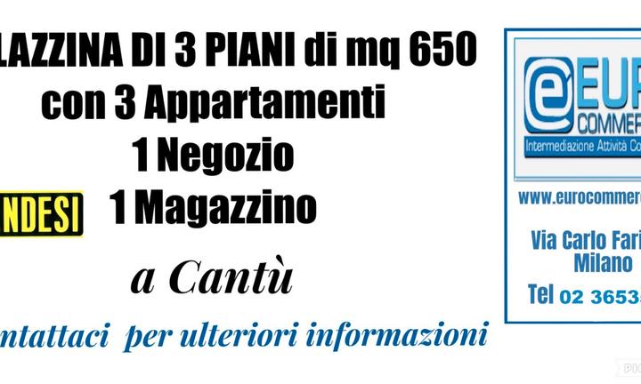 315/25 a Cantù (CO) si vende Palazzina di 3 piani