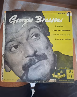 Vinile 45 giri vintage di Georges Brassens