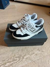 New balance 550 bianco grigio nero