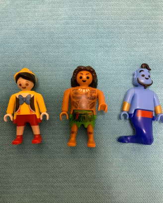 Tre minifigures Disney Playmobil
