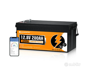 ECO-WORTHY LiFePO4 12 V 280 Ah Bluetooth