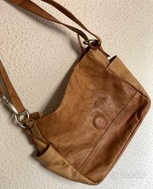 Borsa in pelle color cuoio