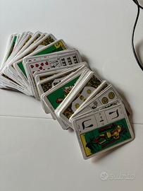 Mazzo di carte da collezione vintage