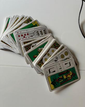 Mazzo di carte da collezione vintage