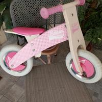  bicicletta da bambina  senza pedali