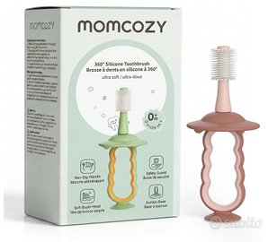 Momcozy Spazzolino Silicone Bambini 360° con Vento
