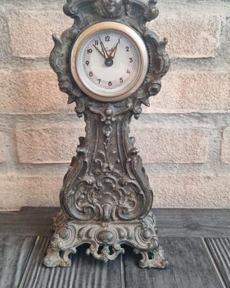 Kienzle orologio da tavolo barocco in metallo 