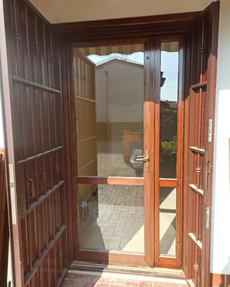 portà in legno doppio vetro