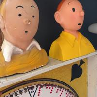 statue teste tin tin vintage 