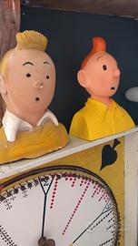 statue teste tin tin vintage 