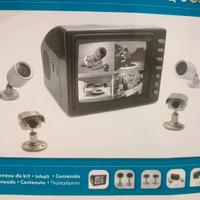 Kit Videosorveglianza Avidsen Quad con Monitor