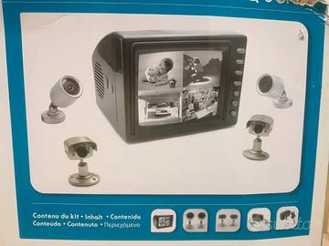 Kit Videosorveglianza Avidsen Quad con Monitor