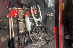 smembro per ricambi  Fantic Yamaha 250 xef wrf