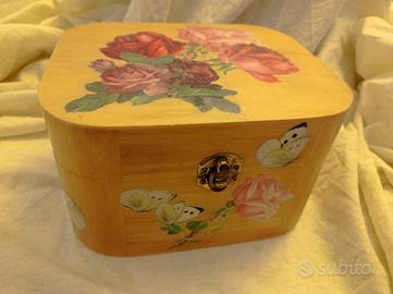scatola decoupage 