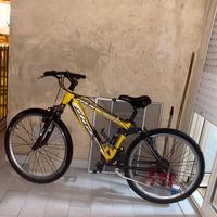 Bicicletta con doppio ammortizzatore